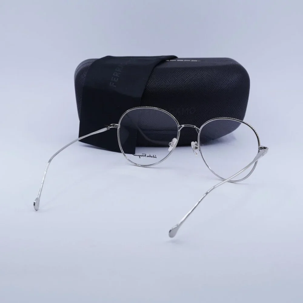 🕶️ New Salvatore Ferragamo SF2189 724 Eyeglasses - Gold/Palladium Frame 55mm